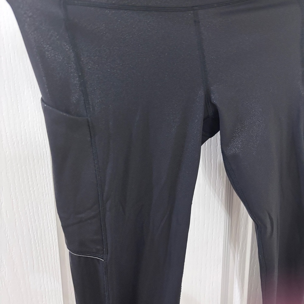 SET of 2- Lululemon Speed Up Black Foil and Energy Bra in size 6 - Picture 6 of 12